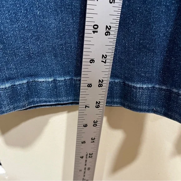 NWT Anthropologie The Naomi High-Rise Wide-Leg Jeans by Maeve size 28 petite - Picture 9 of 14